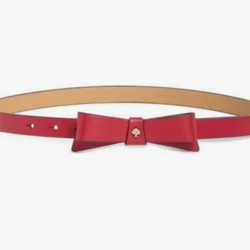 Kate Spade , Red Bow Accent Women's Belt sz S